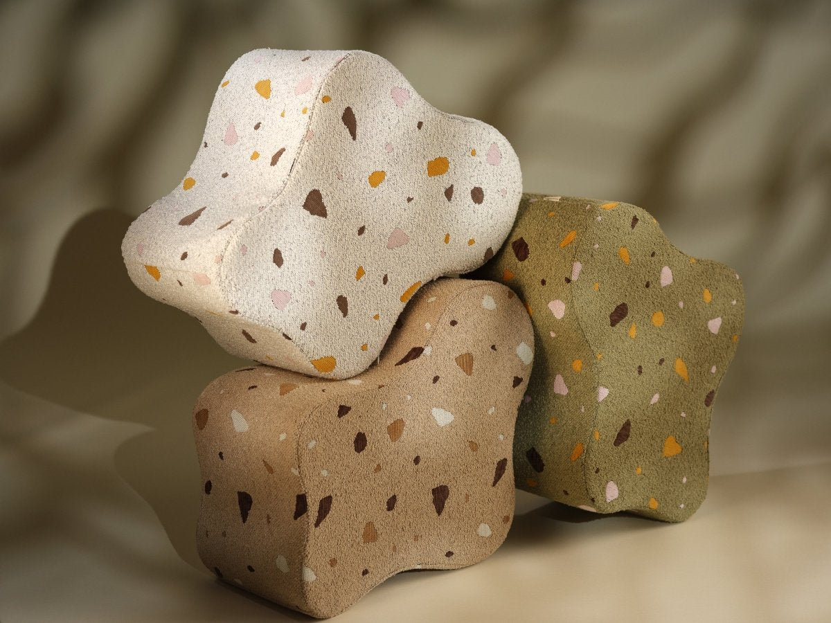 WIGIWAMA - Pouf Nuage Terrazzo - Mousse