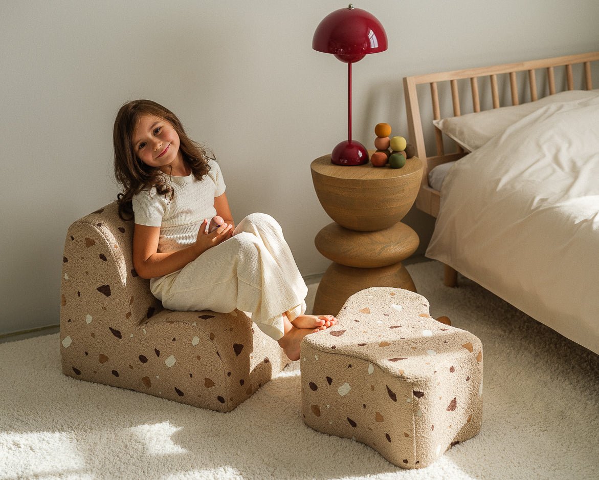 WIGIWAMA - Pouf Nuage Terrazzo - Sable