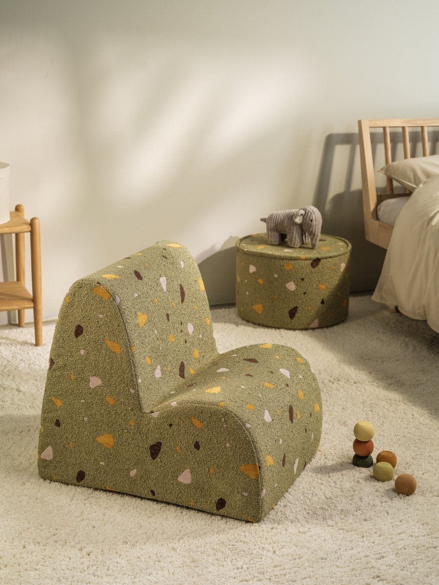 WIGIWAMA - Pouf Terrazzo - Mousse