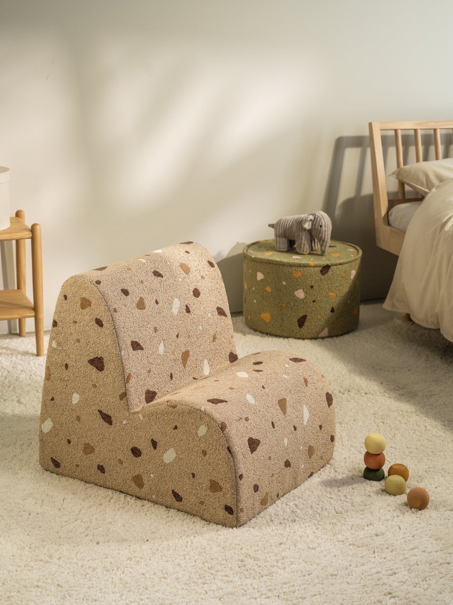 WIGIWAMA - Pouf Terrazzo - Mousse