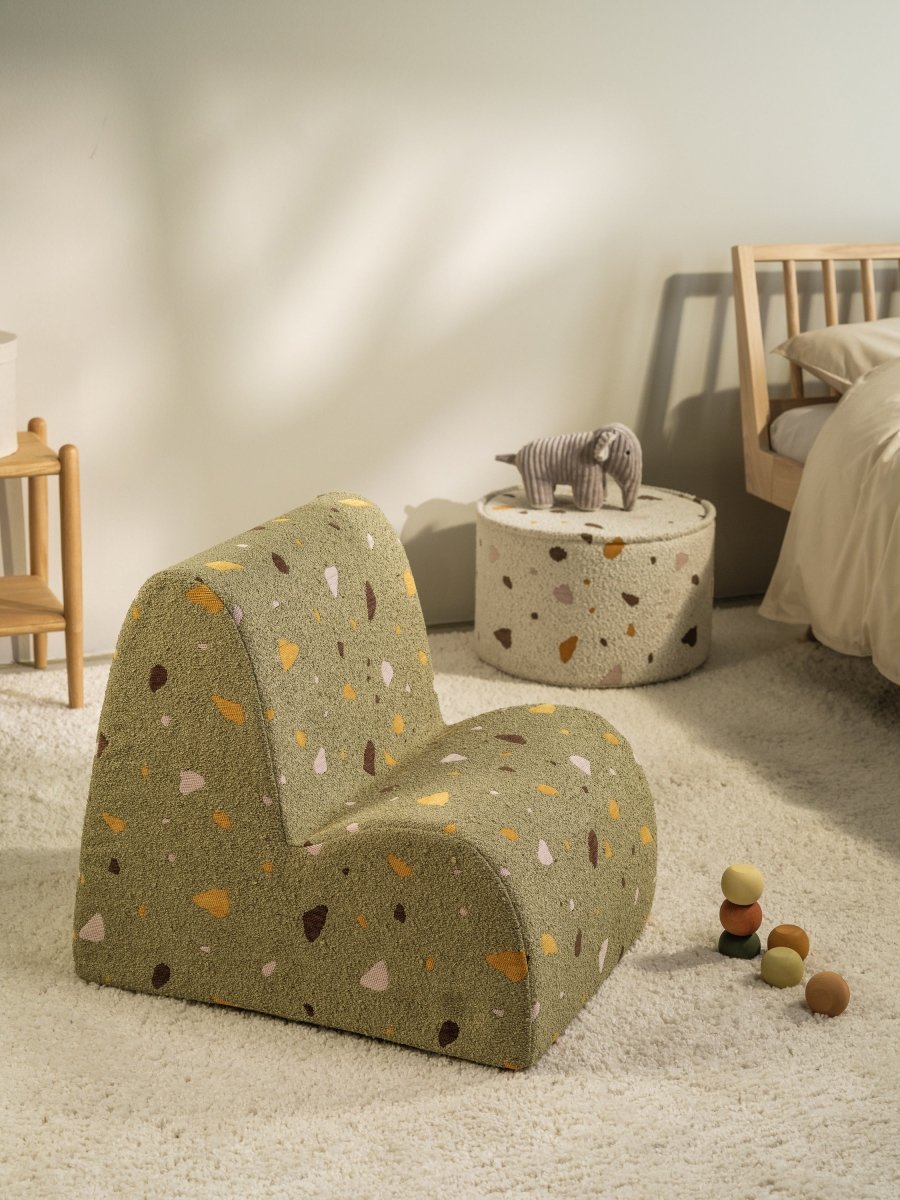 WIGIWAMA - Pouf Terrazzo - Mousse