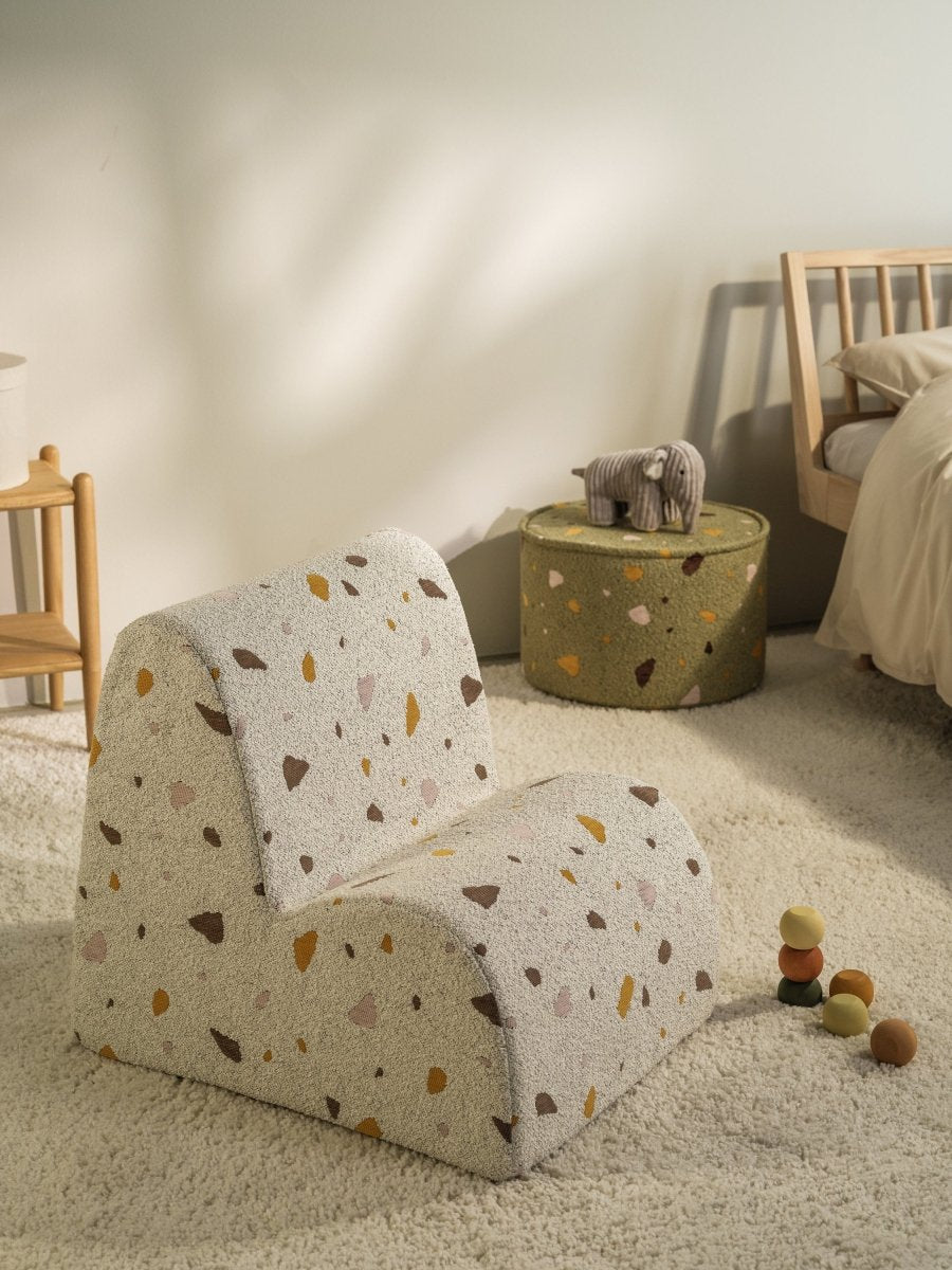 WIGIWAMA - Pouf Terrazzo - Mousse