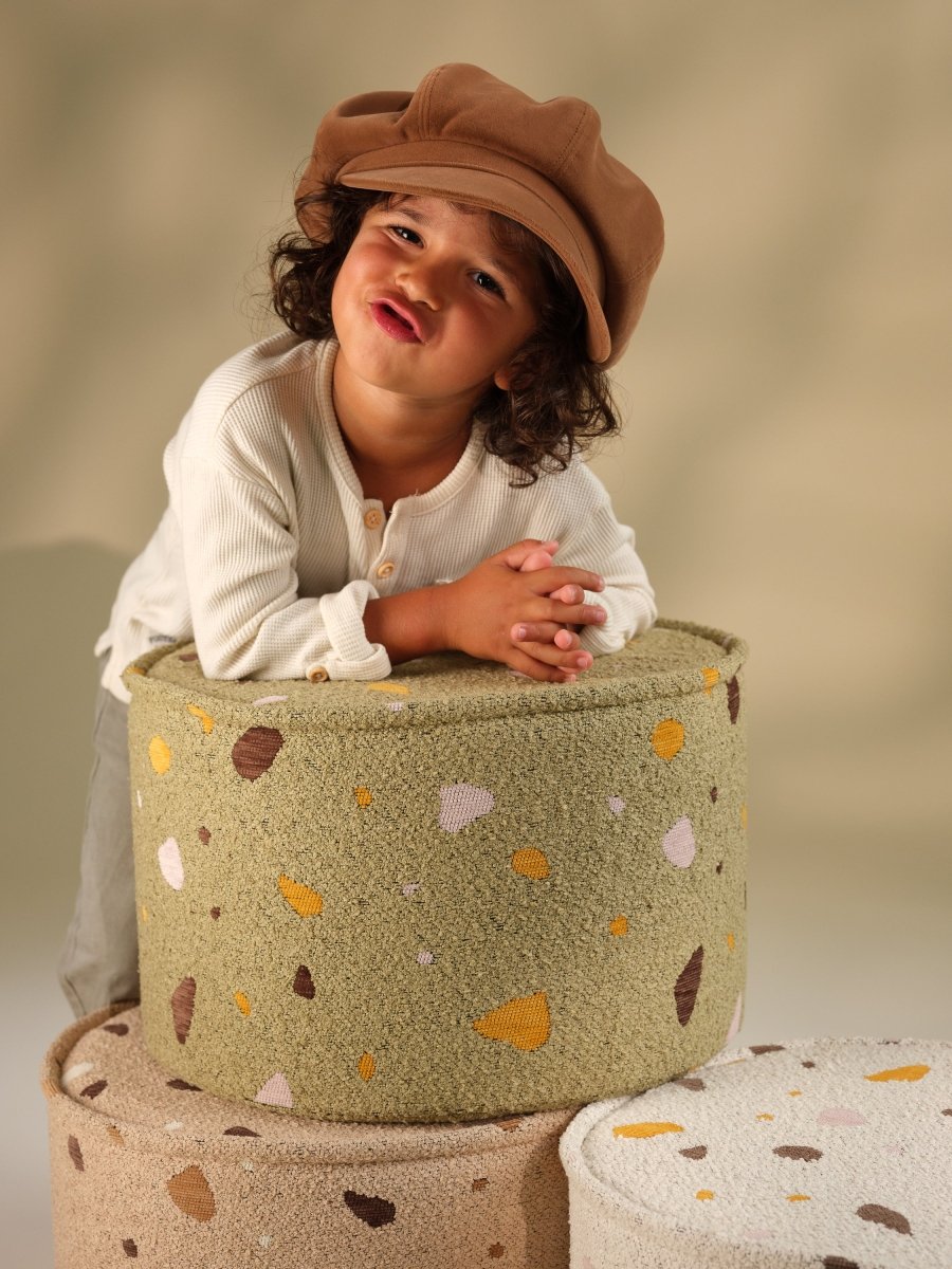 WIGIWAMA - Pouf Terrazzo - Sable