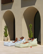 WIGIWAMA - Repose - pieds Carré Azure