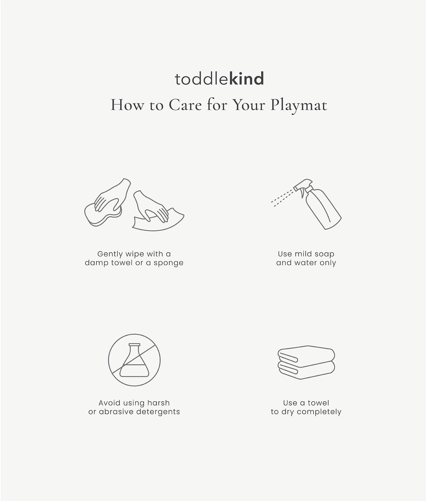 TODDLEKIND - Premium Foam Playmats | Deco - Latte