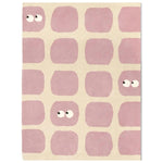BLEUU - STUDIO - Tapis Enfant Bidules Rose 100 x 130 Cm