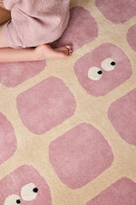 BLEUU - STUDIO - Tapis Enfant Bidules Rose 120 x 170 Cm