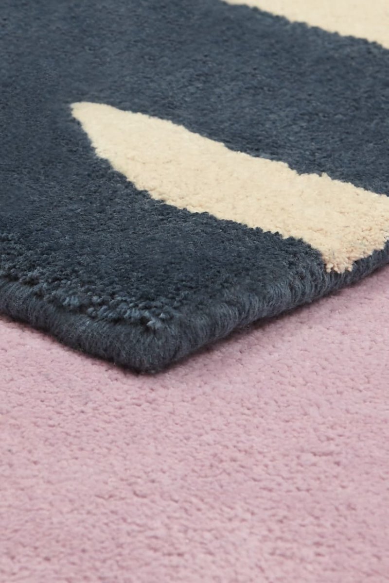 BLEUU - STUDIO - Tapis Enfant Elephant Marine 120 x 170 Cm