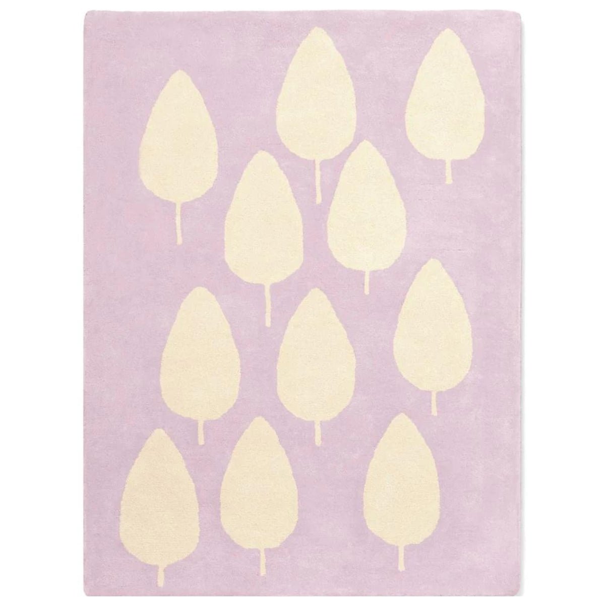 BLEUU - STUDIO - Tapis Enfant Forêt Lilas 100 x 130 Cm