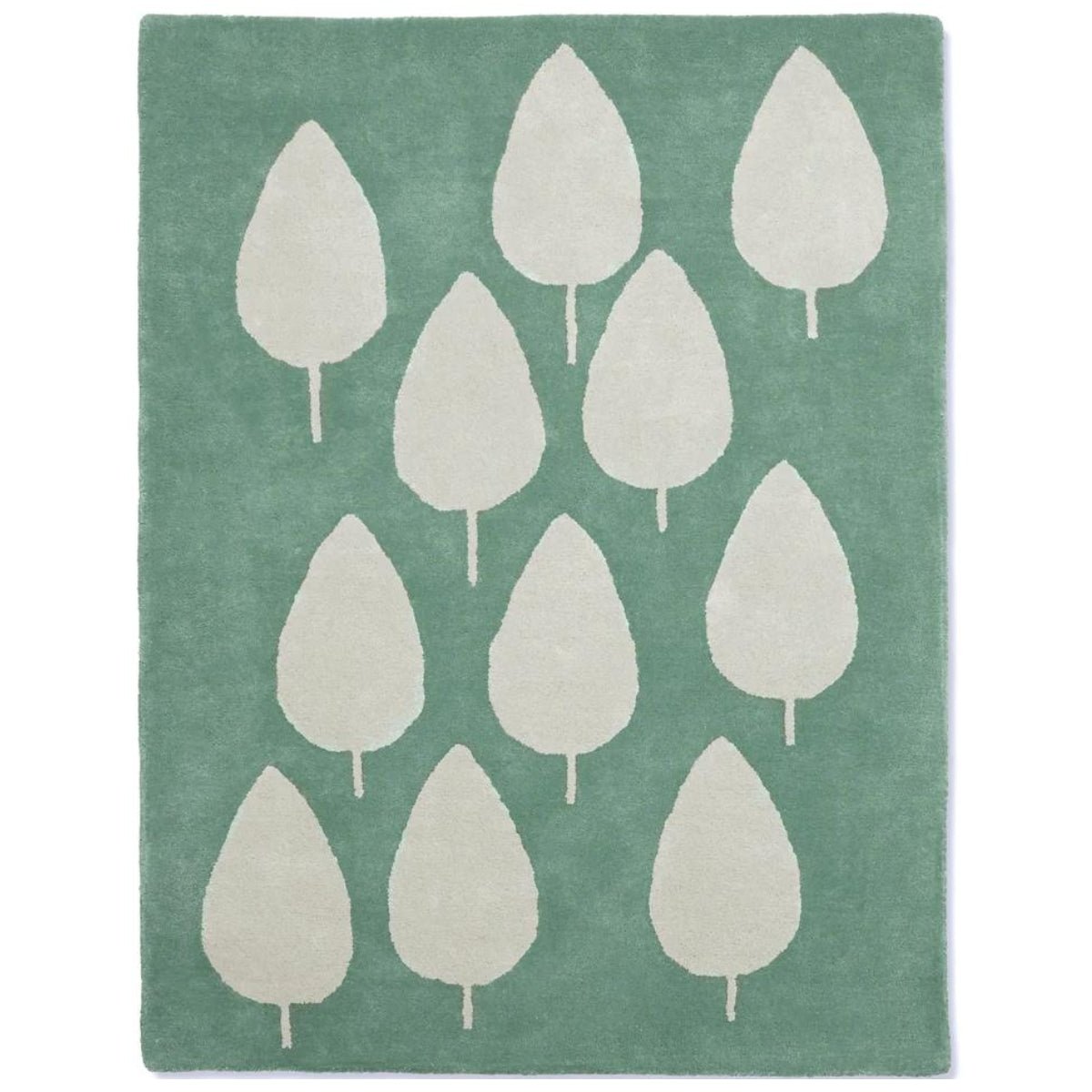 BLEUU - STUDIO - Tapis Enfant Forêt Vert 100 x 130 Cm