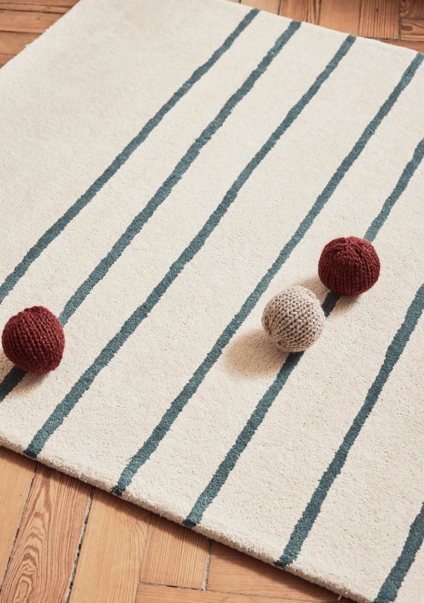 BLEUU - STUDIO - Tapis Enfant Marin Kaki 120 x 170 Cm