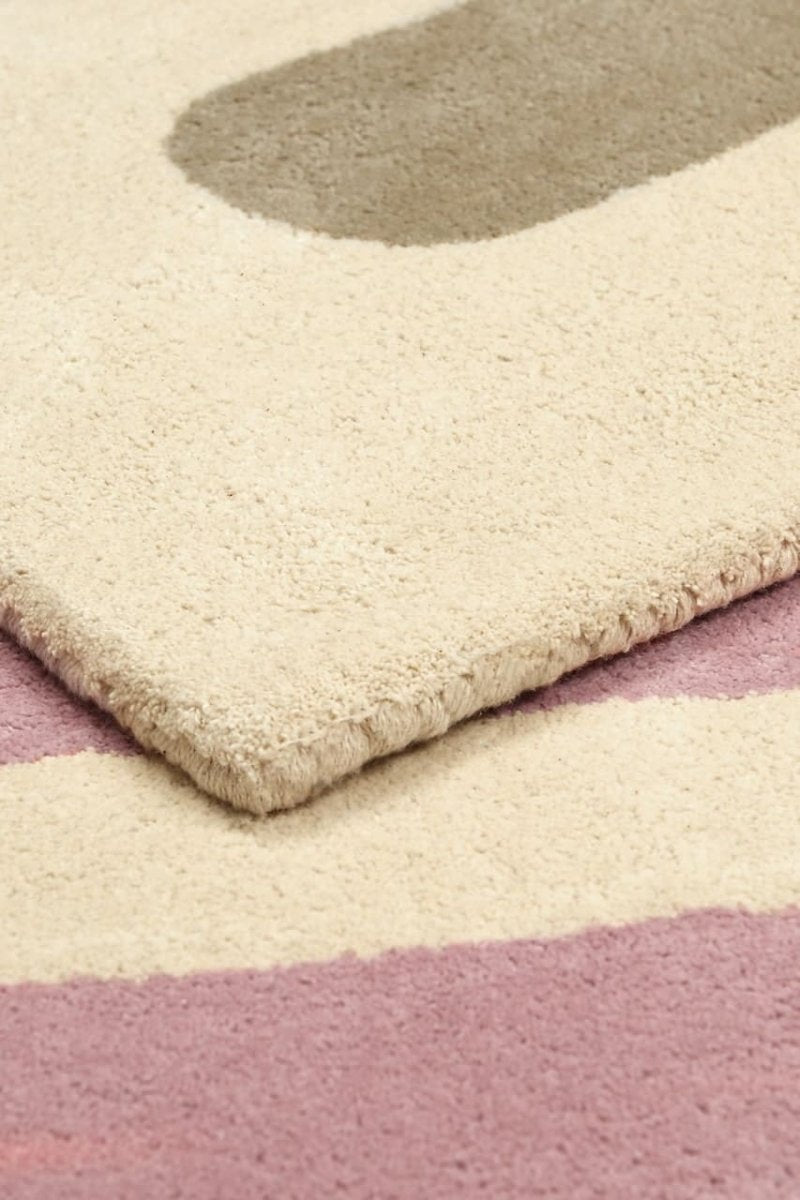 BLEUU - STUDIO - Tapis Enfant Mikado Beige 120 x 170 Cm