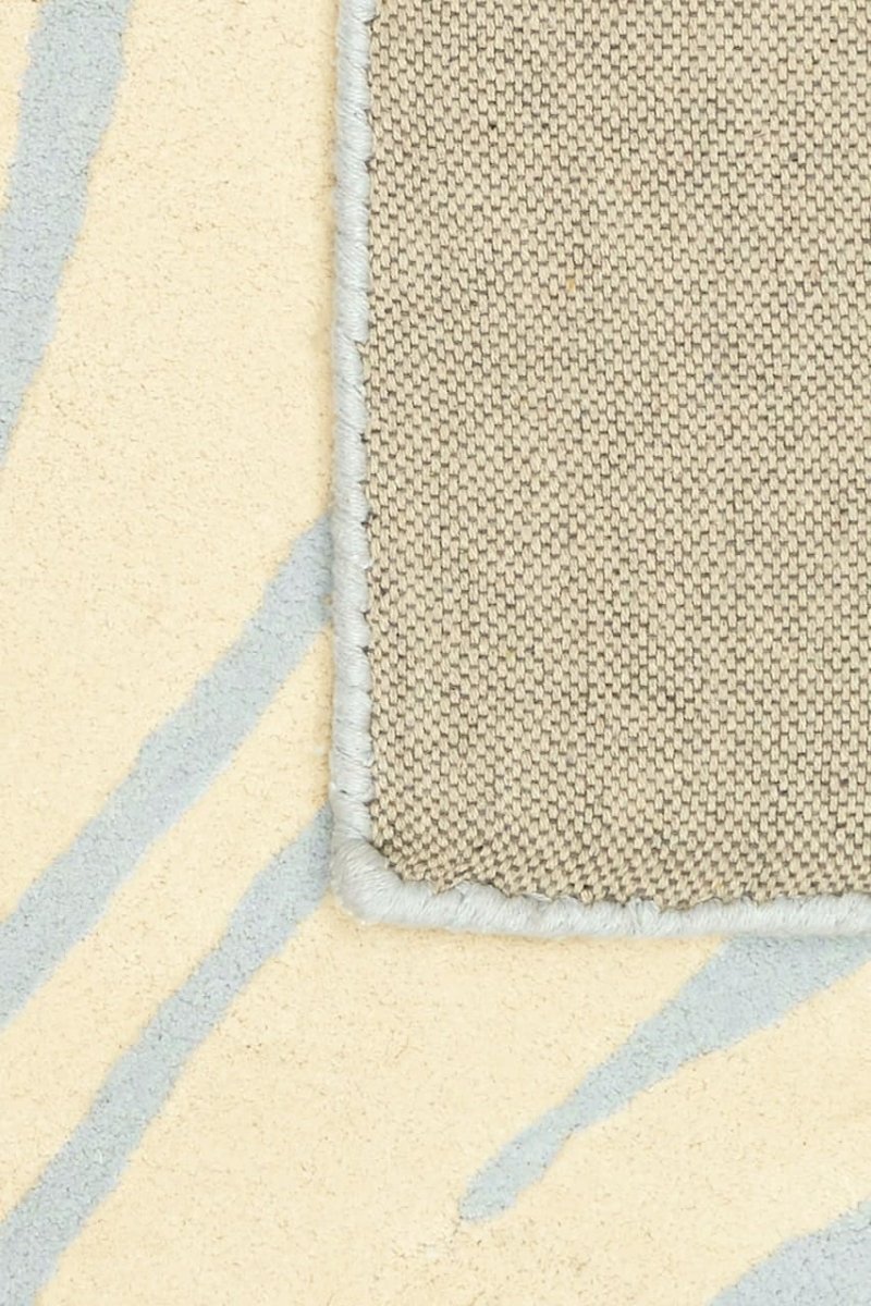 BLEUU - STUDIO - Tapis Enfant Zebre Bleu 120 x 170 Cm