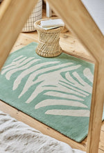 BLEUU - STUDIO - Tapis Enfant Zebre Vert 120 x 170 Cm