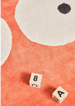 BLEUU - STUDIO - Tapis Enfant Zoeils Terracotta 100 x 130 Cm