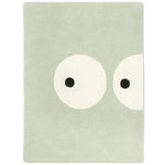 BLEUU - STUDIO - Tapis Enfant Zoeils Vert Pâle 120 x 170 Cm
