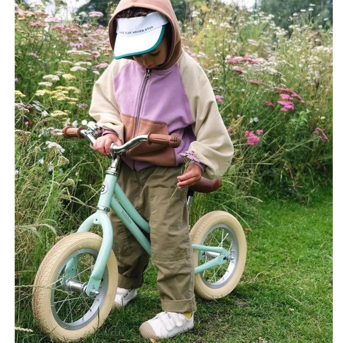 BOBBIN BIKES - Draisienne Gingersnap 12" - Vert Pâle