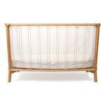 CHARLIE CRANE - Lit KIMI 120 Avec Matelas Coco Naturel + Surmatelas + Lacets Bois De Rose