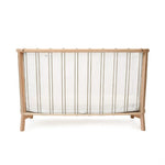 CHARLIE CRANE - Lit KIMI 120 Avec Matelas Coco Naturel + Surmatelas + Lacets Hazelnut