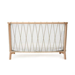 CHARLIE CRANE - Lit KIMI 120 Avec Matelas Coco Naturel + Surmatelas + Lacets Hazelnut