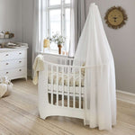 LEANDER - Lit Bébé - Junior Évolutif, Classic, Cérusé