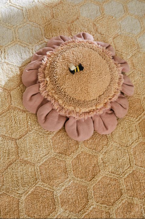 LORENA CANALS - Coussin De Sol Marguerite Rose