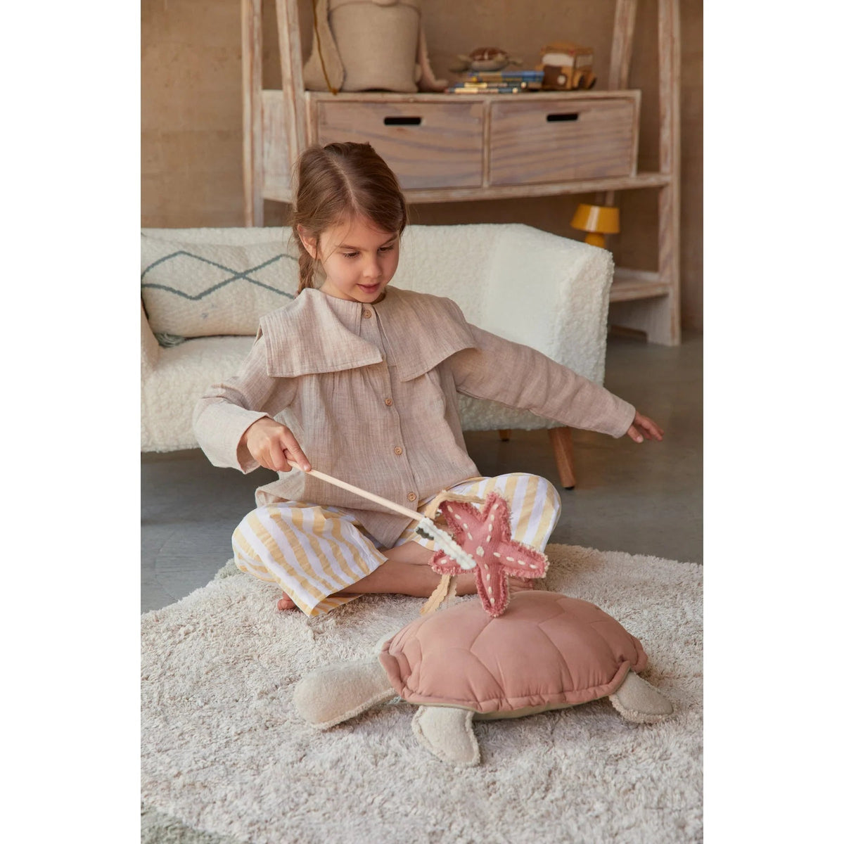 LORENA CANALS - Coussin Lavable - Tortue
