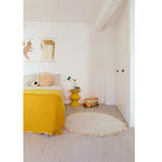 LORENA CANALS - Tapis Lavable Bubbly Naturel - Miel Ø 120 cm