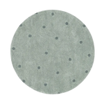 LORENA CANALS - Tapis Lavable Rond Dot Blue Sage