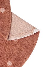 LORENA CANALS - Tapis Lavable Rond Dot Chestnut