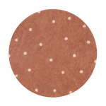 LORENA CANALS - Tapis Lavable Rond Dot Chestnut