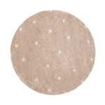 LORENA CANALS - Tapis Lavable Rond Dot Rose