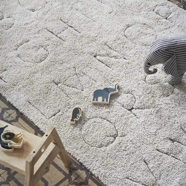 LORENA CANALS - Tapis Lavable Rugcycled Abc 140 X 200 cm