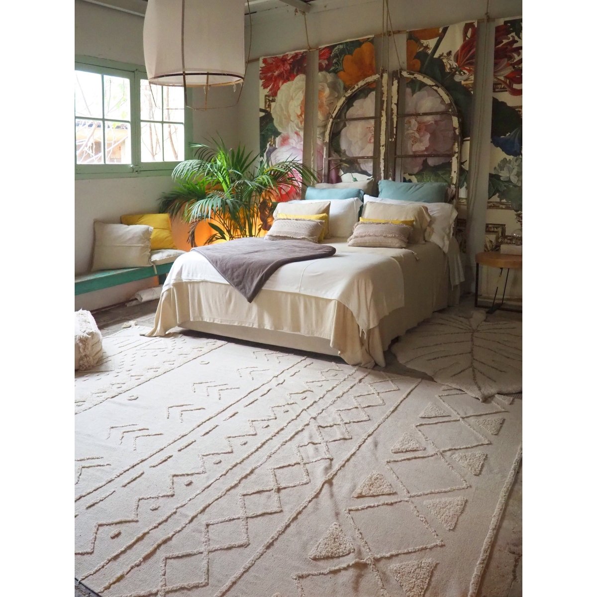 LORENA CANALS - Tapis Lavable Tribu Natural 140 X 200 cm