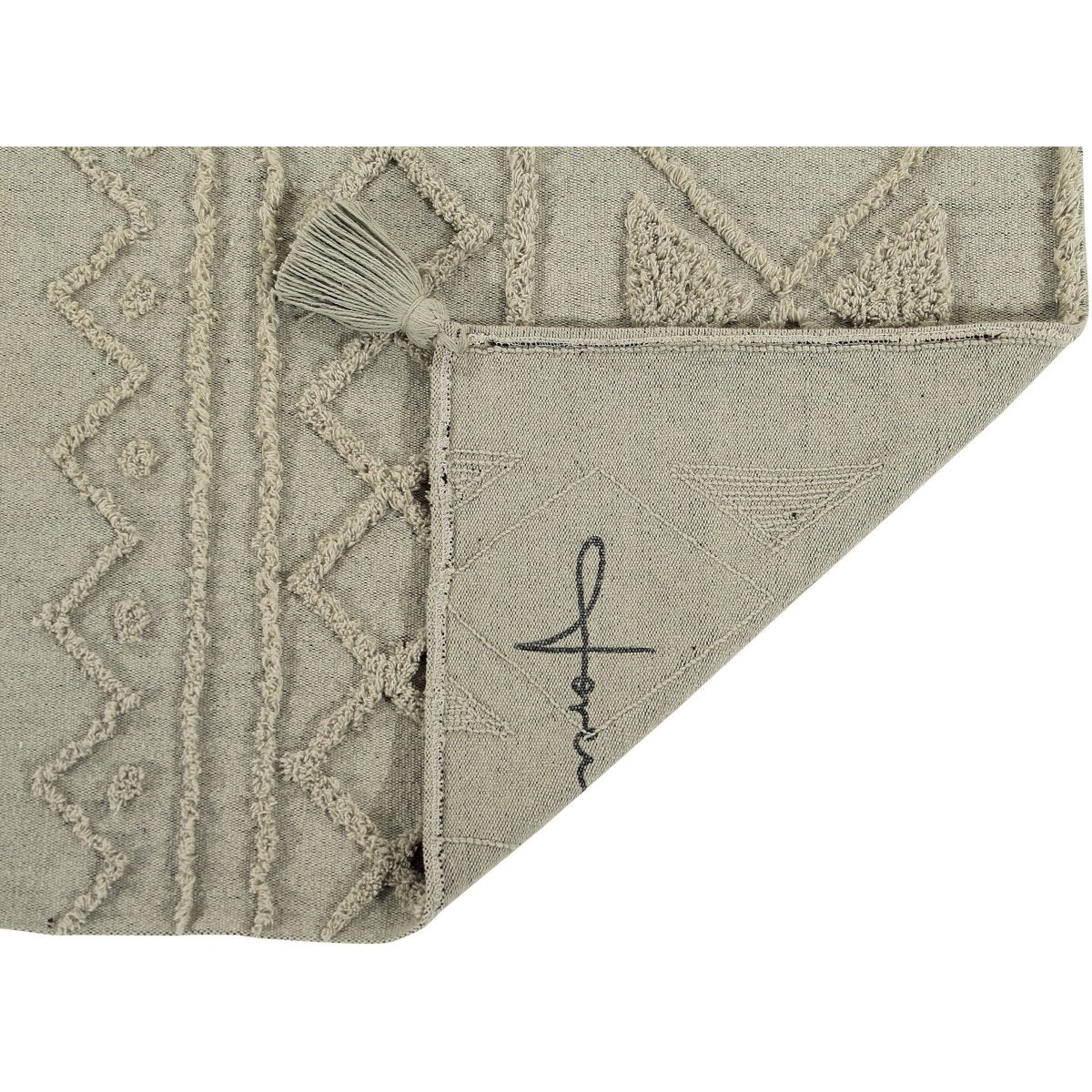 LORENA CANALS - Tapis Lavable Tribu Olive 140 X 200 cm