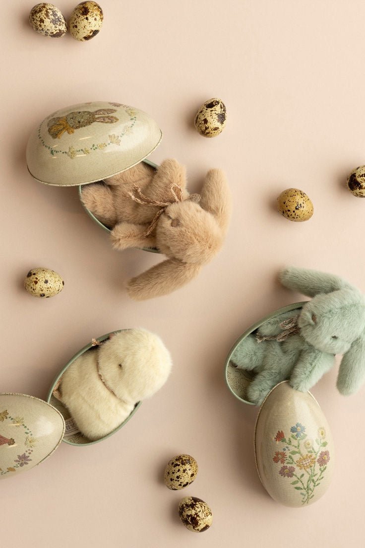 MAILEG - Peluche Lapin Bunny, Mini - Crème Pêche