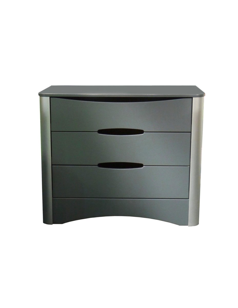 MATHY BY BOLS - Commode 3 Tiroirs FUSION Profiles Anodise