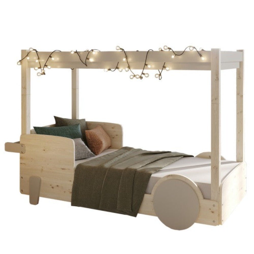 MATHY BY BOLS - Lit Baldaquin DISCOVERY 90 X 190 Cm (Coloris au Choix)