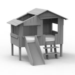 MATHY BY BOLS - Lit Cabane Mini Avec Toboggan 90x150 cm