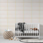 MUNKS & ME - Papier Peint Chambre Enfant à Motif Répété - À Carreaux Celia