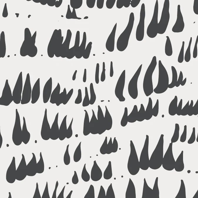 MUNKS & ME - Papier Peint Chambre Enfant à Motif Répété - Daphné Laisse Tomber - Charbon