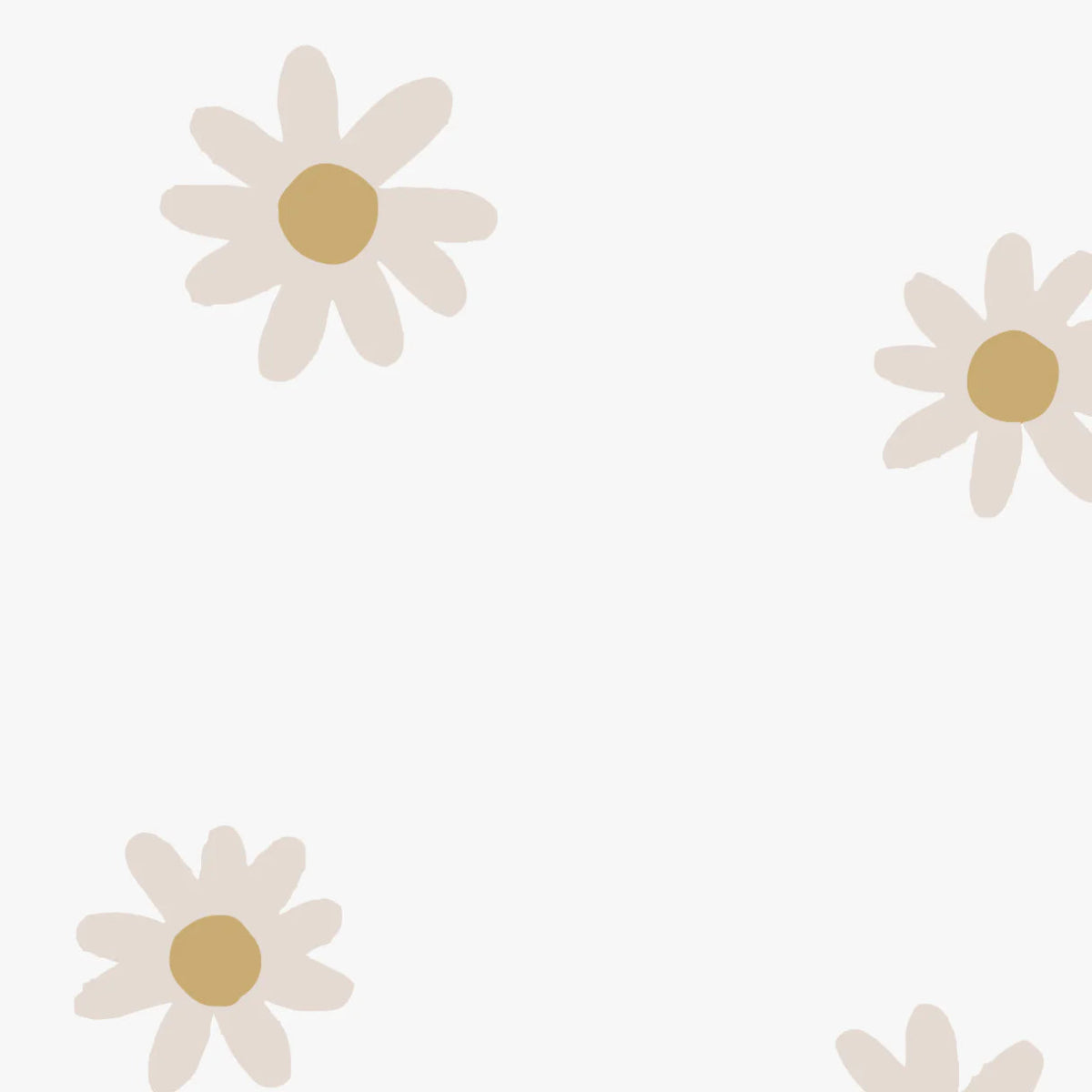 MUNKS & ME - Papier Peint Chambre Enfant à Motif Répété - Floral Marguerite