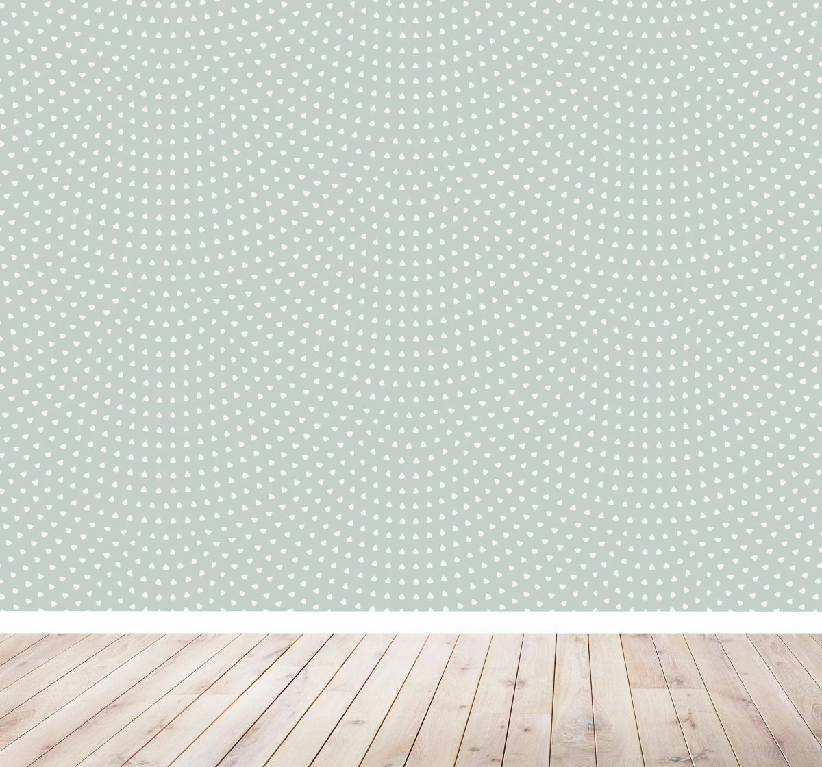 MUNKS & ME - Papier Peint Chambre Enfant à Motif Répété - Pétoncle | Turquoise