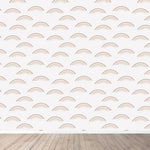 MUNKS & ME - Papier Peint Chambre Enfant à Motif Répété - Rainbow Wave | Rouiller