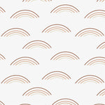 MUNKS & ME - Papier Peint Chambre Enfant à Motif Répété - Rainbow Wave | Rouiller