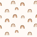 MUNKS & ME - Papier Peint Chambre Enfant à Motif Répété - Raining Rainbows