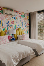 MUNKS & ME - Papier Peint Chambre Enfant à Motif Répété - Sadies Summer