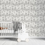 MUNKS & ME - Papier Peint Chambre Enfant à Motif Répété - Zèbre Africain Sauvage