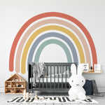 MUNKS & ME - Papier Peint Chambre Enfant Arc - en - ciel Voyageur