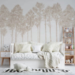 MUNKS & ME - Papier Peint Chambre Enfant Forêt - Huître
